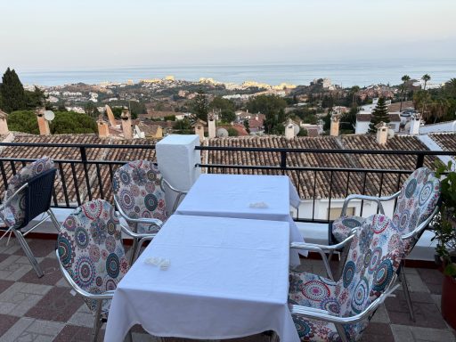 View from Pizzeria Vistamare in Benalmadena Pueblo