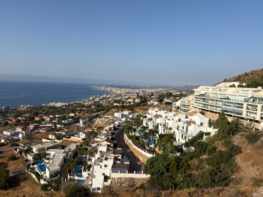 View from Benalmadena 4 minute drive from apartment